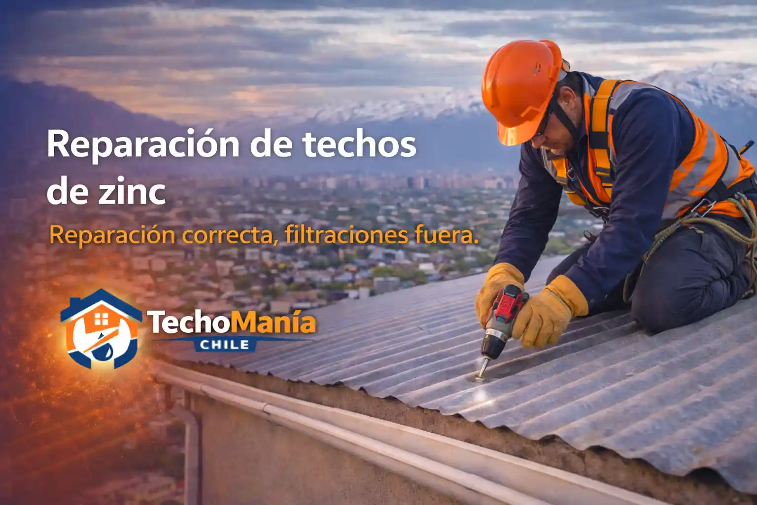 Reparación de techos de zinc